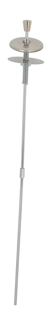 L213, tirette chromée lavabo-bidet pour adaptation sur bonde de lavabo automatique L 330 mm
