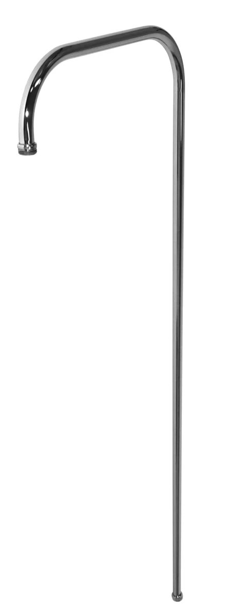 CDE14, colonne de douche potence,140 cm Ø 16 mm, laiton chromé