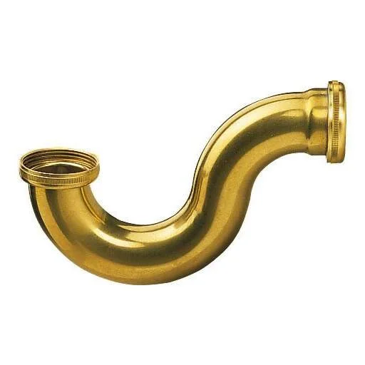 1055, siphon évier forme "P", grand débit