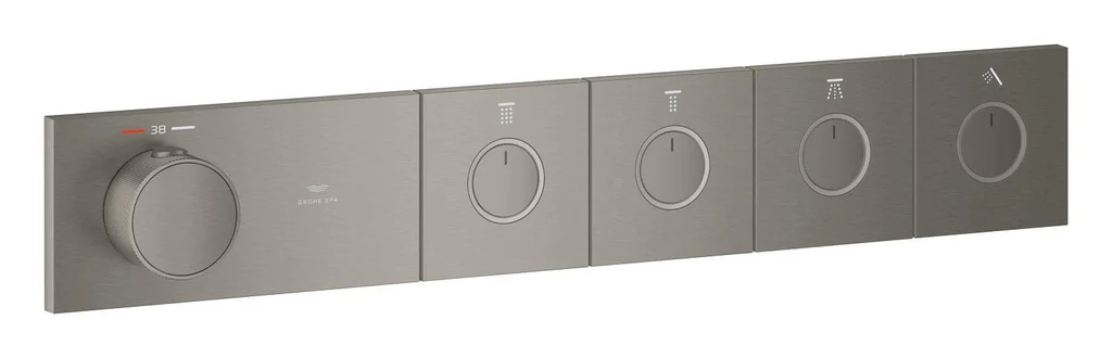 Grohtherm Aqua Tiles Façade avec mitigeur thermostatique 4 sorties