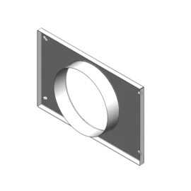Pièce de transformation rectangulaire circulaire Ø 500 aspiration T1 ProtectONE® R EL
