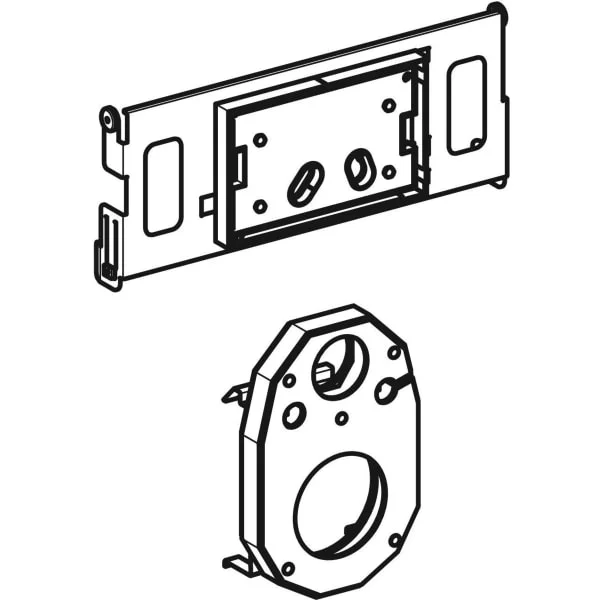Kit coupe-feu EI 60 pour bâti-support Geberit Duofix pour WC suspendu