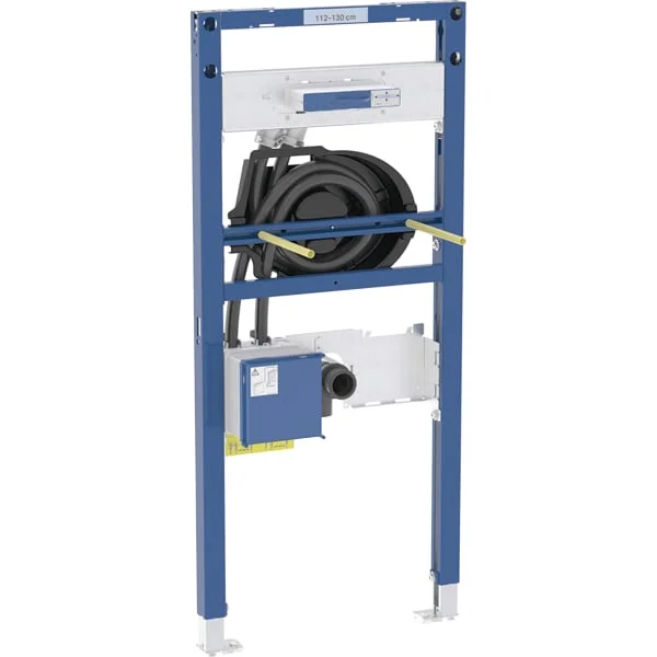 Bâti-support Geberit Duofix pour lavabo, 112 cm, robinetterie sur gorge électronique avec module fonctionnel à encastrer