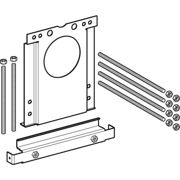Tôle de renforcement pour construction en cloison sèche, pour bâti-support Geberit Duofix pour WC suspendu, largeur 42 cm