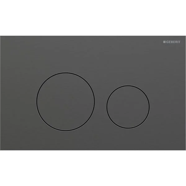 Plaque de déclenchement Geberit Sigma40, ronde, rinçage double touche