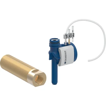 Kit de rénovation Geberit pour commande d'urinoir électronique, plaque de fermeture 13 x 13 cm, pour bâti-support, arrivée d'eau emboîtée