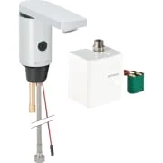 Robinetterie de lavabo Geberit type 186, alimentation par piles