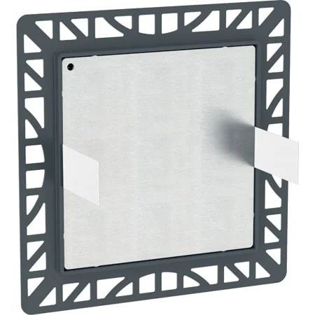 Plaque de fermeture Geberit à fleur du mur, pour module fonctionnel à encastrer