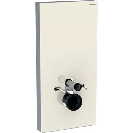 Panneau sanitaire Geberit Monolith pour WC suspendu, 101 cm, habillage frontal en verre