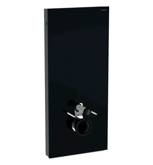 Panneau sanitaire Geberit Monolith pour WC suspendu, 114 cm, habillage frontal en verre