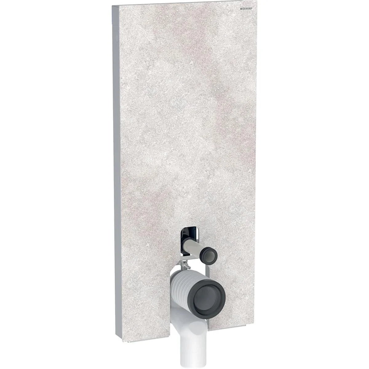 Panneau sanitaire Geberit Monolith pour WC au sol, 114 cm, habillage frontal en verre