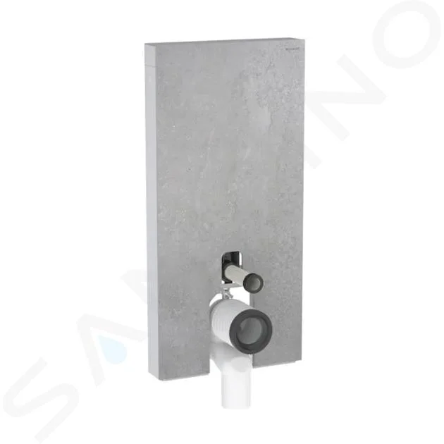 Panneau sanitaire Geberit Monolith Plus pour WC au sol, 101 cm, habillage frontal en grès
