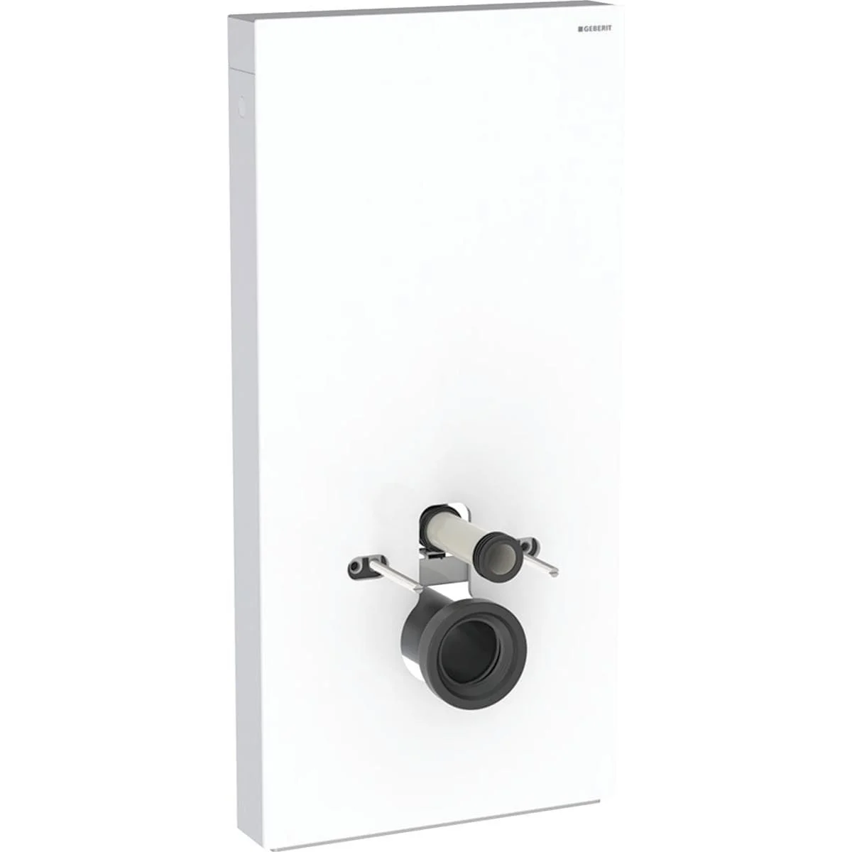 Panneau sanitaire Geberit Monolith Plus pour WC suspendu, 101 cm, habillage frontal en verre