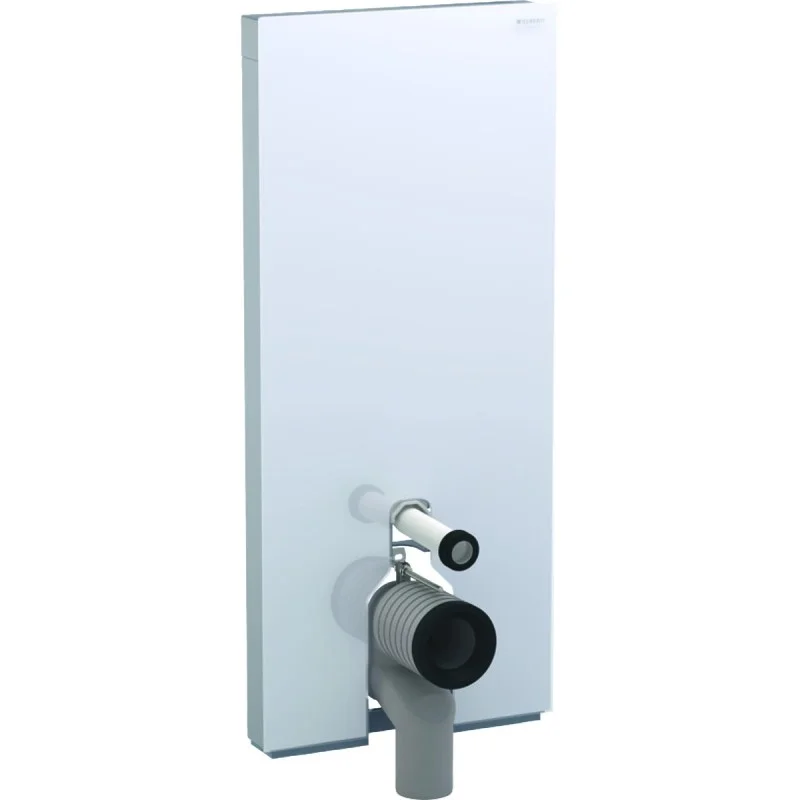 Panneau sanitaire Geberit Monolith Plus pour WC au sol, 114 cm, habillage frontal en verre