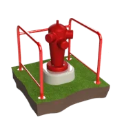 Socle de protection pour poteaux incendie