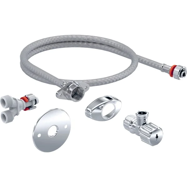 Kit de raccordement d'eau pour réservoirs à encastrer 12 cm, pour abattants Geberit AquaClean Tuma