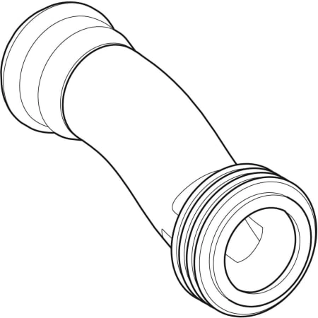 Tube de chasse pour Geberit AquaClean Sela pour panneau sanitaire Geberit Monolith
