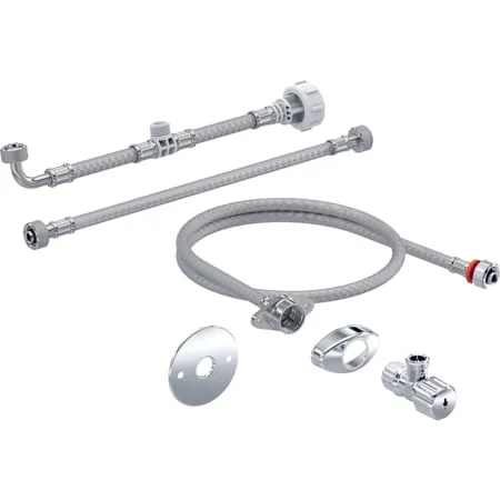 Kit de raccordement d'eau traditionnel, pour Geberit AquaClean Sela / Tuma / Alba