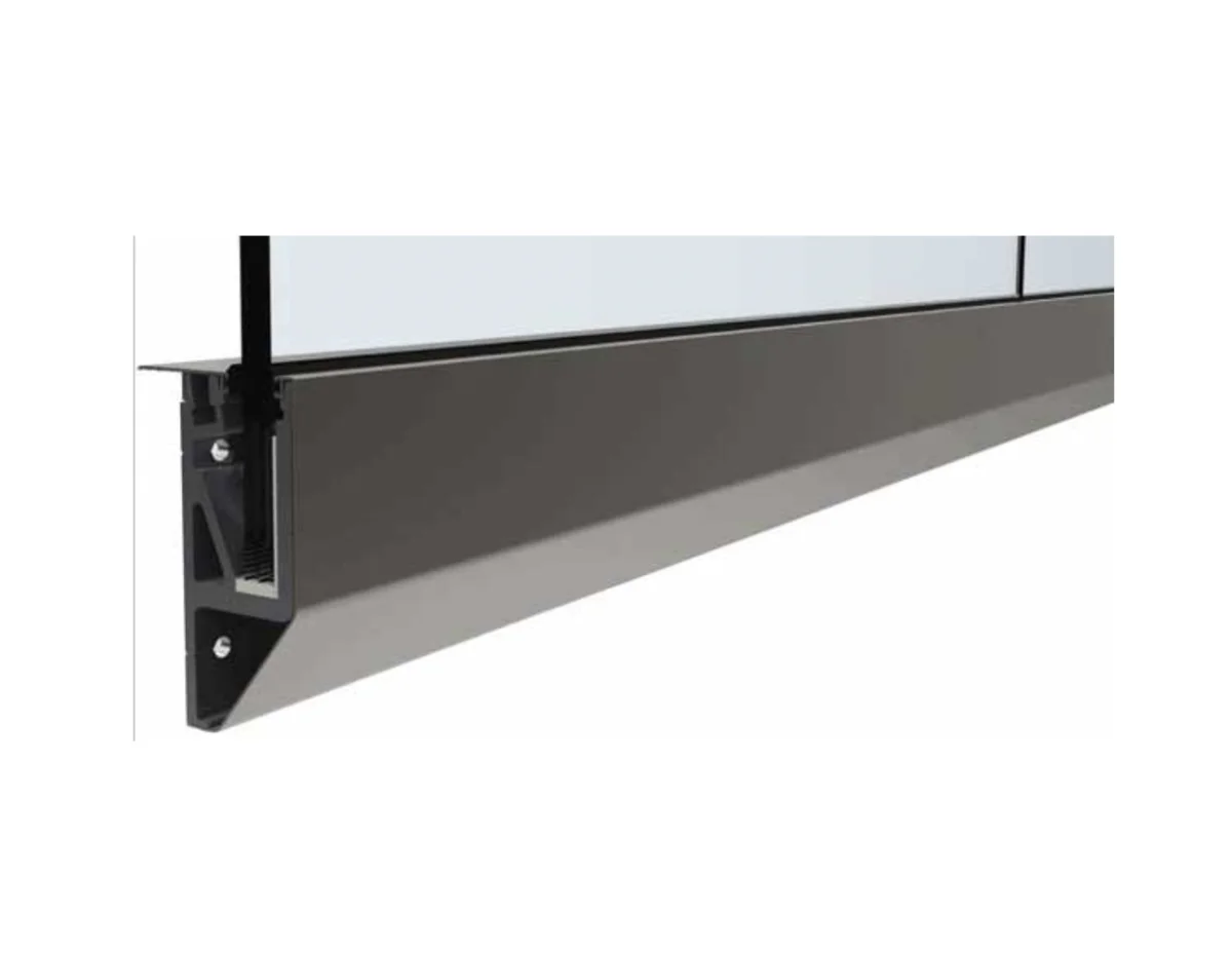 MOD 8538 - Profil de garde-corps : embout, montage latéral (EASY GLASS® UP)