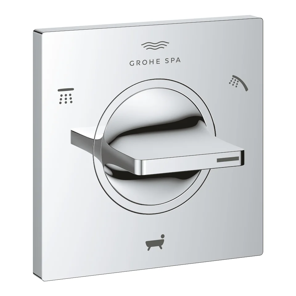 Allure Inverseur 3 voies Bain, Douche de tête et Douchette main