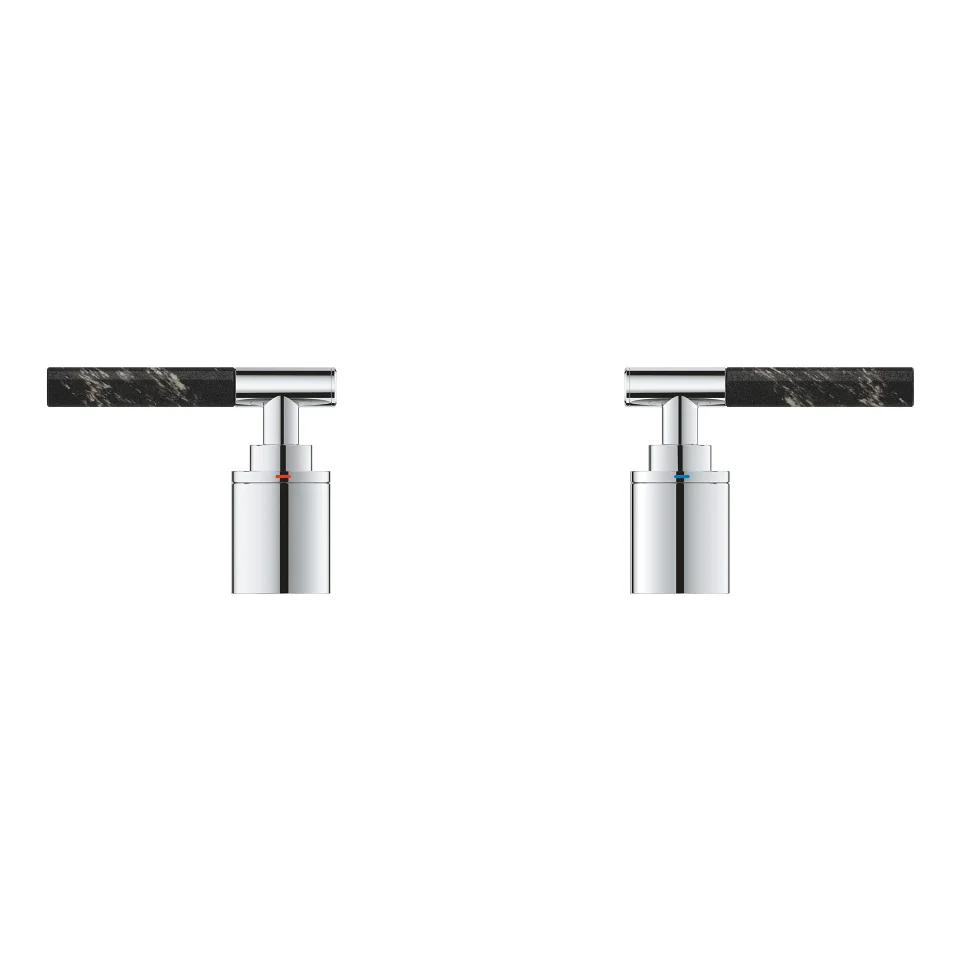 Mitigeur lavabo avec manettes Caesarstone Blanc Attique