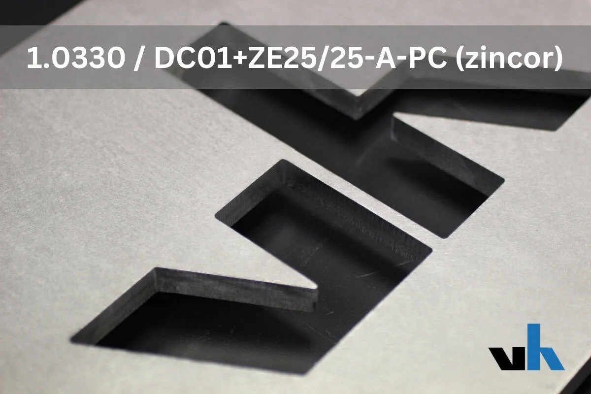 Tôle électrozinguée DC01 + ZE25/25