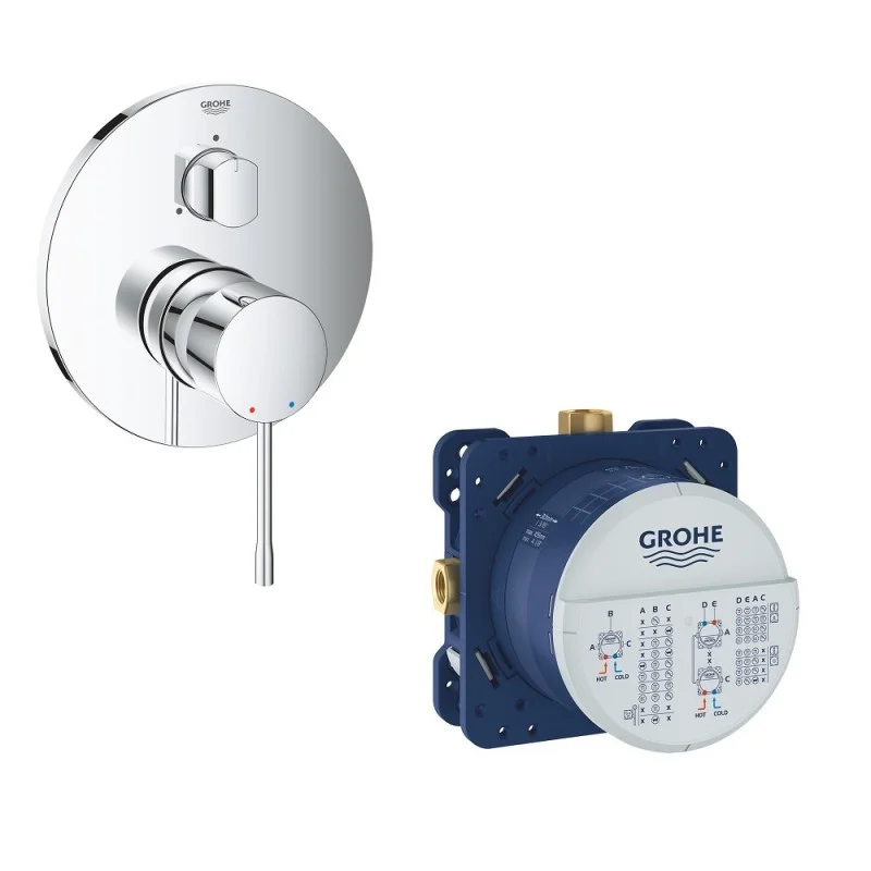 Essence | Mitigeur encastré 1 sortie + corps encastré