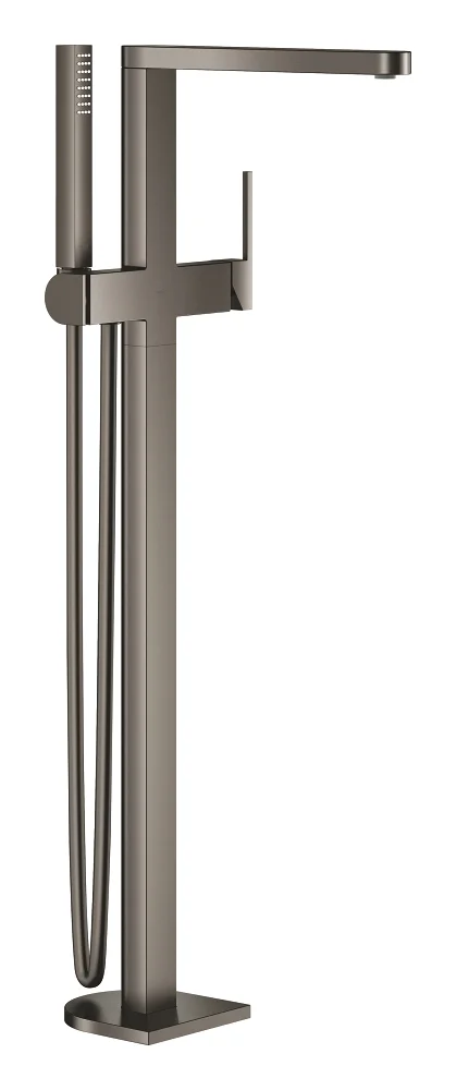 Mitigeur monocommande bain/douche hors sol avec insert en Caesarstone Vanilla Noir