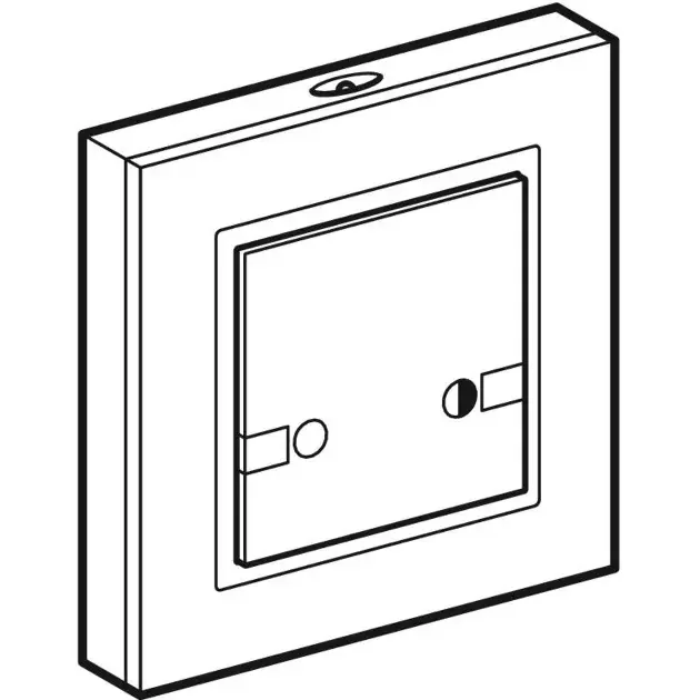 Bouton-poussoir radio Geberit pour déclenchement électronique du rinçage