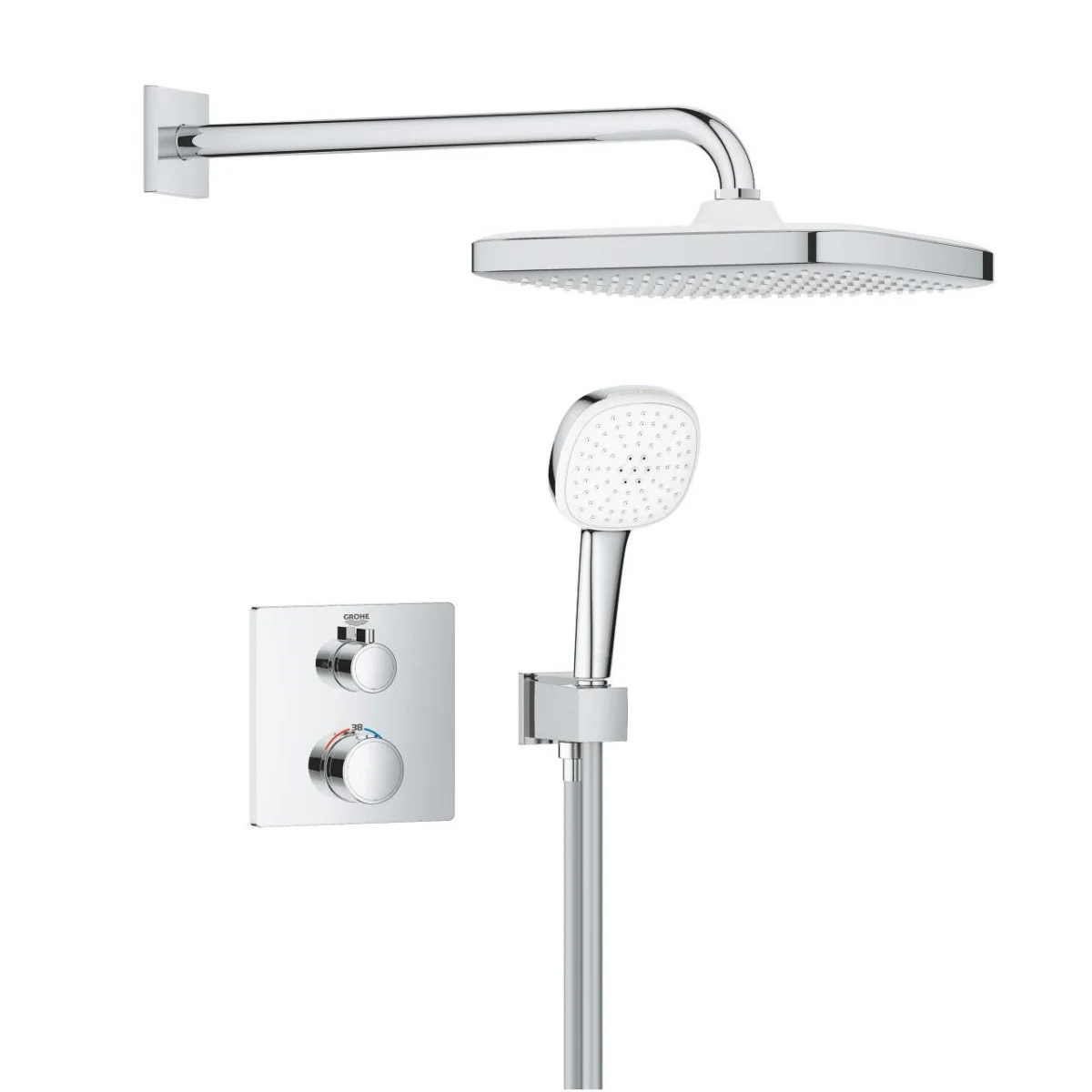 Ensemble de douche 1 jet Tempesta 110