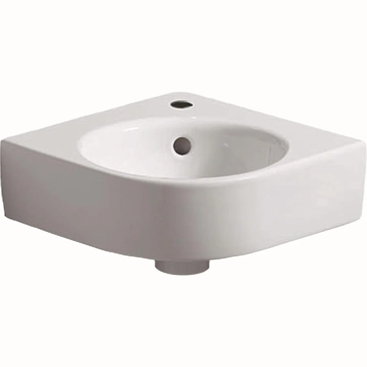 Lave-mains d'angle Geberit Renova Compact