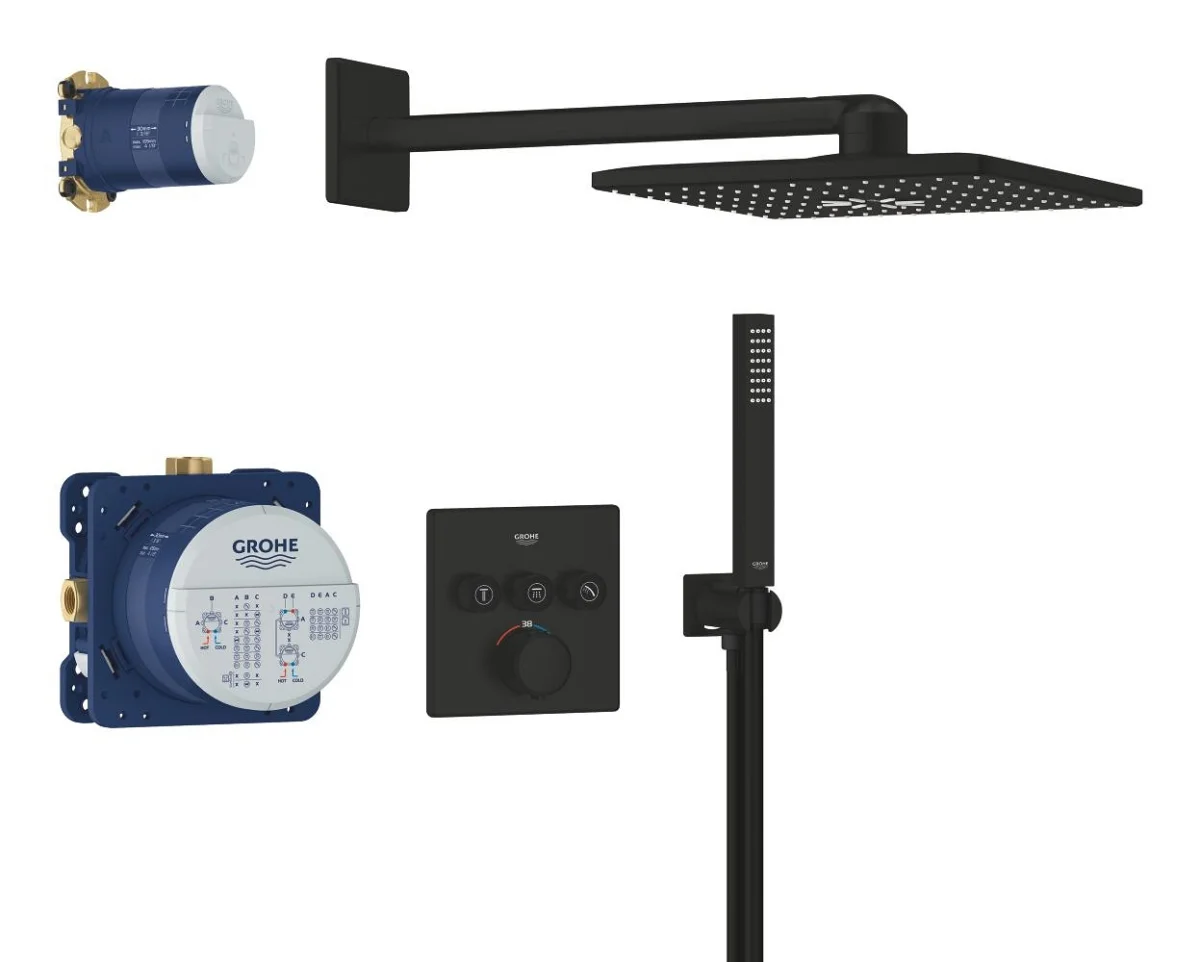 Precision SmartControl Pack douche encastrée avec Vitalio SmartActive 310