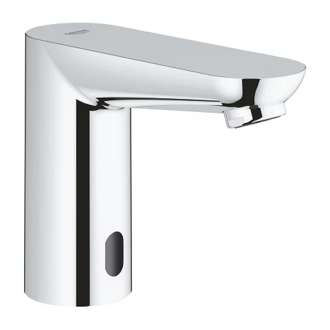 Robinetterie de lavabo infrarouge avec boîtier d'alimentation sans mitigeur