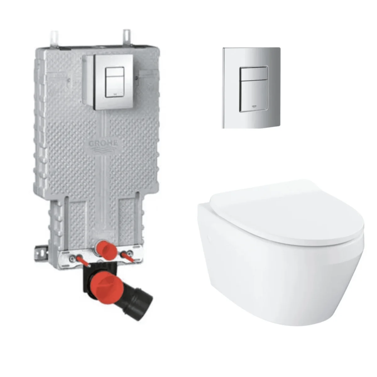 Pack WC suspendu Euro Ceramic, version Pureguard