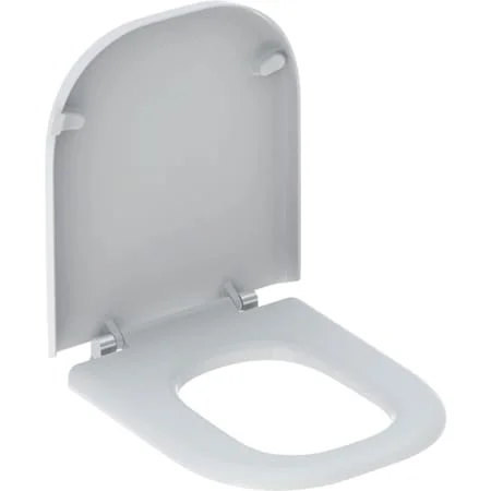 Abattant WC Geberit Renova Comfort adapté PMR, antibactérien, fixation par le dessus