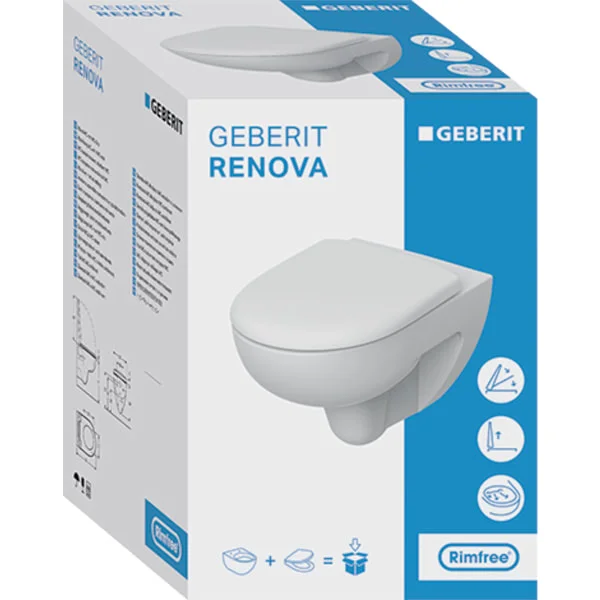 Geberit Renova Plan semi-caréné — Pack WC