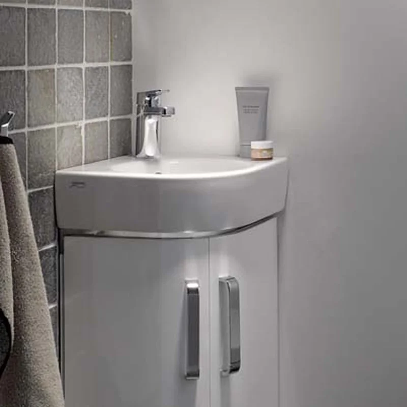 Lave-mains d'angle Geberit Renova Compact