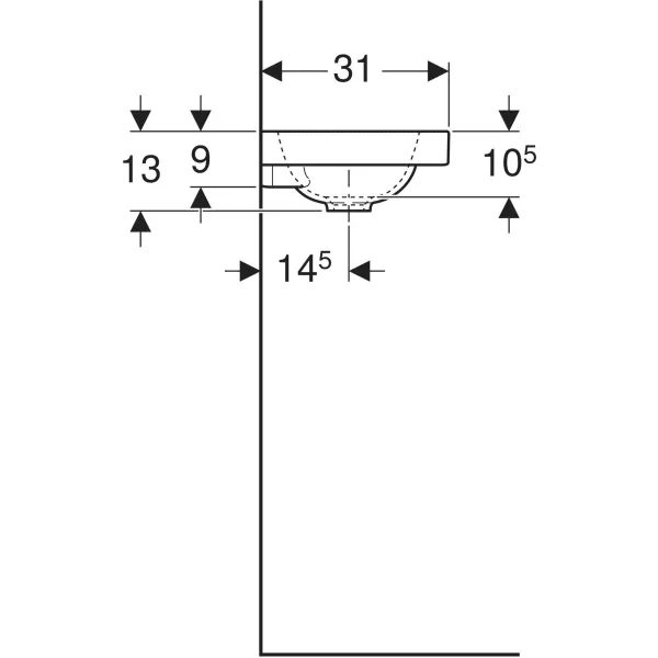 Lave-mains Geberit iCon