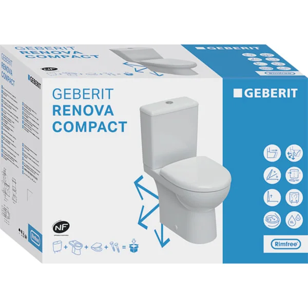 Pack WC Geberit Renova semi-caréné