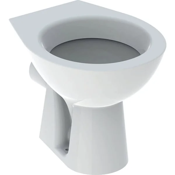 WC au sol à fond creux Geberit Bambini pour enfants, Rimfree, sans trous d'abattant WC
