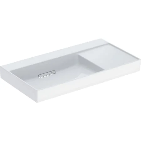 Lavabo Geberit ONE CleanDrain, plage de dépose à droite