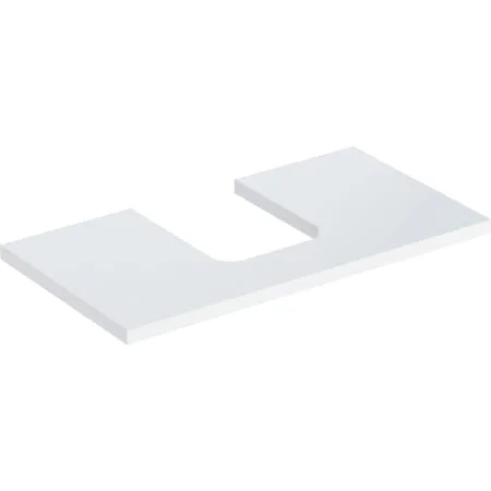 Plan pour vasque Geberit ONE avec découpe, pour vasque à poser en forme de coupelle