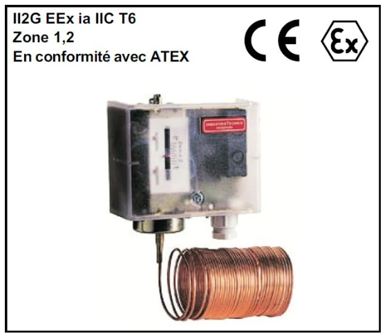 Thermostat antigel en gaine