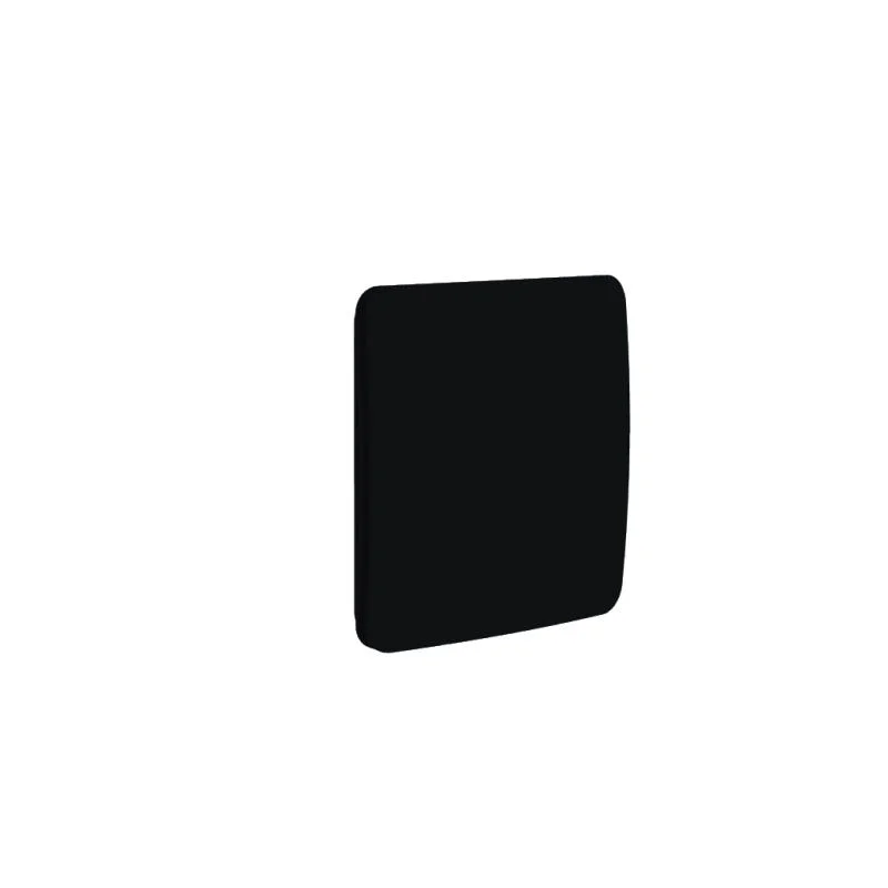 Kit Bouche de diffusion Design en Verre CARREE - Noir MAT