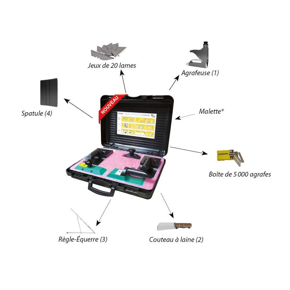 Pack outillage complet pour le façonnage des pièces de forme Fib'Air (Fib'Air® A2 NETO & ALU A2)