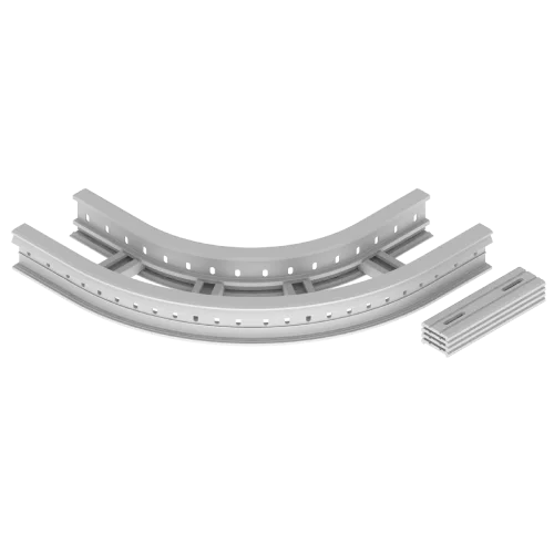 Coude plat 90º R300