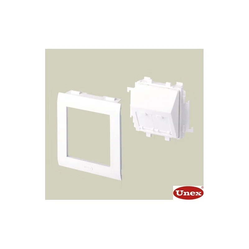 Plastron incliné 2 RJ45
