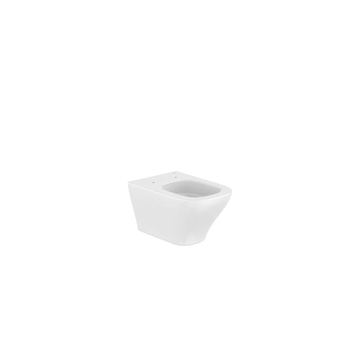 Compact wall-hung Roca Rimless® WC