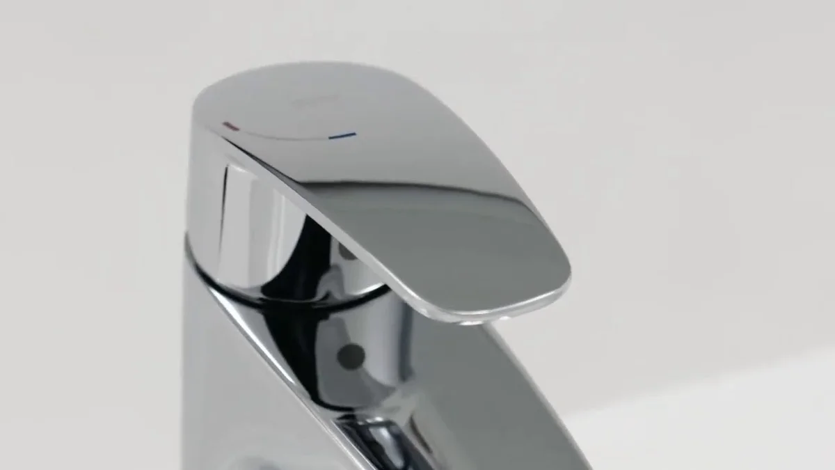 One-water bidet pillar faucet, blue index (cold)