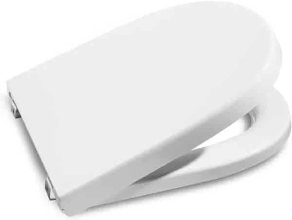 Compact WC seat and cover with stainless steel hinges